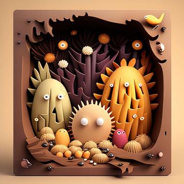 3D model LocoRoco 2 game (STL)